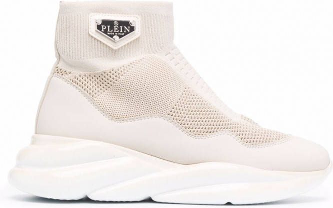 Philipp Plein Chunky soksneakers Beige