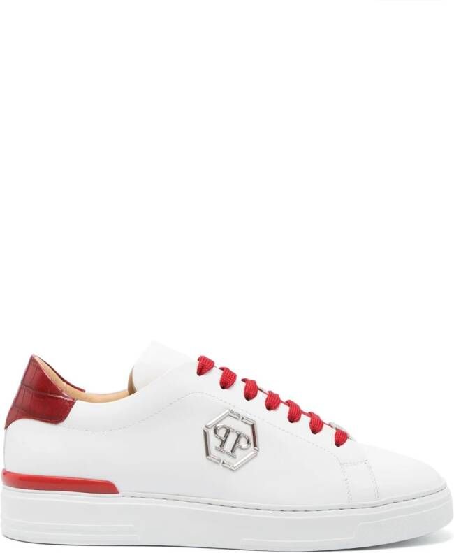 Philipp Plein Hexagon low-top sneakers Rood