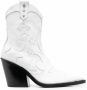 Philipp Plein Cowboylaarzen met sterdetail Wit - Thumbnail 1