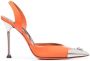 Philipp Plein Decollete leren pumps Oranje - Thumbnail 1