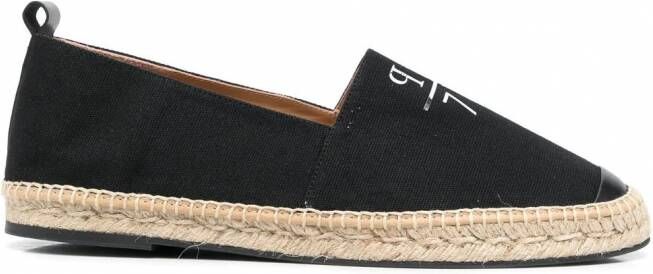 Philipp Plein Espadrilles met logoprint Zwart