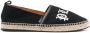 Philipp Plein Espadrilles met logoprint Zwart - Thumbnail 1