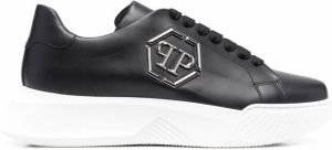 Philipp Plein Godzilla Hexagon hardloopsneakers Zwart