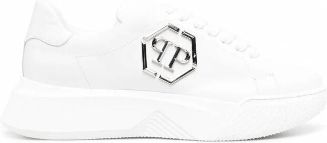 Philipp Plein Godzilla Runner Hexagon low-top sneakers Wit