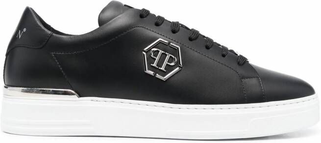 Philipp Plein Hexagon low-top sneakers Zwart