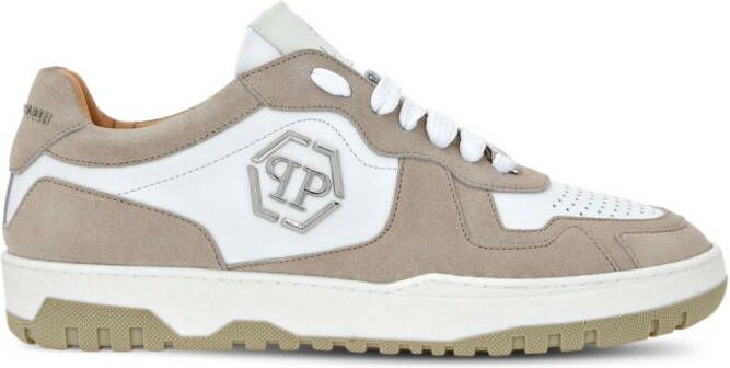 Philipp Plein Hexagon low-top sneakers Beige