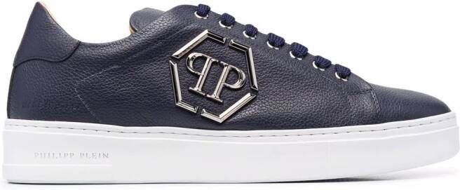 Philipp Plein Hexagon low-top sneakers Blauw