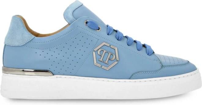Philipp Plein Hexagon low-top sneakers Blauw