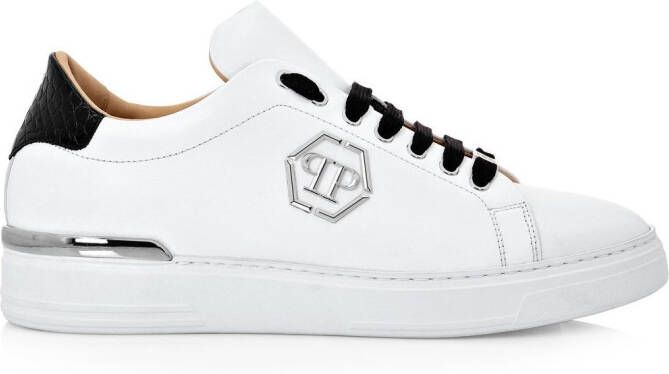 Philipp Plein Hexagon low-top sneakers Wit