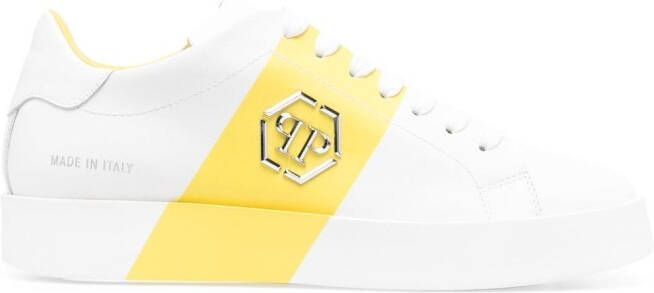 Philipp Plein Hexagon low-top sneakers Wit