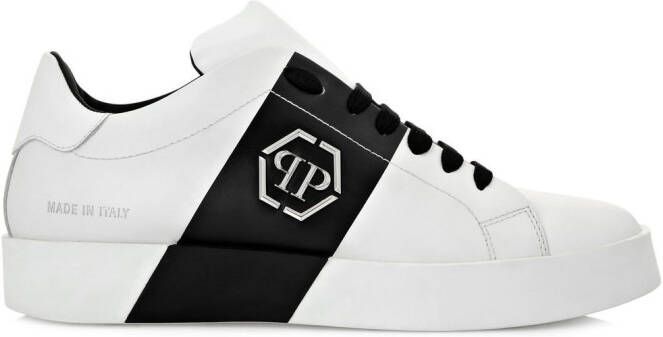 Philipp Plein Hexagon low-top sneakers Wit