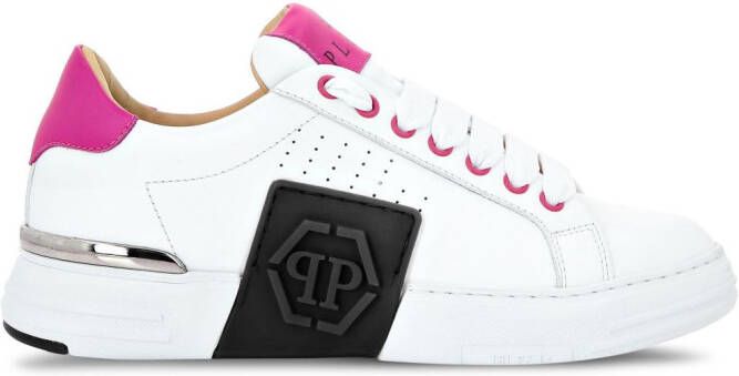 Philipp Plein Hexagon low-top sneakers Wit