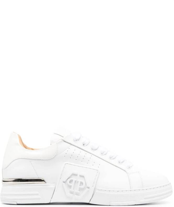 Philipp Plein Hexagon low-top sneakers Wit