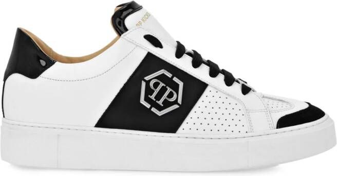 Philipp Plein Hexagon low-top sneakers Wit