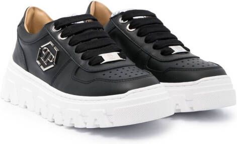 Philipp Plein Hexagon low-top sneakers Zwart