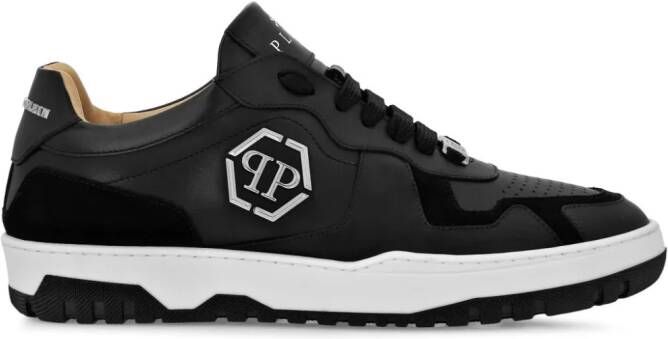 Philipp Plein Hexagon low-top sneakers Zwart