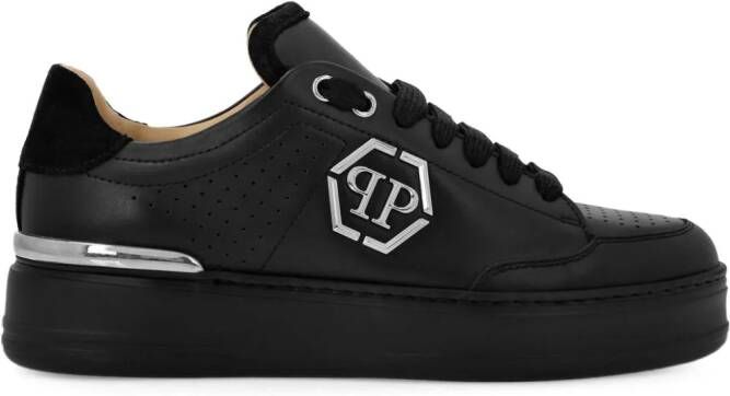 Philipp Plein Hexagon low-top sneakers Zwart