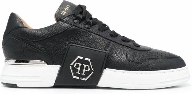 Philipp Plein Hexagon low-top sneakers Zwart