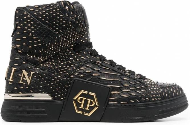 Philipp Plein High-top sneakers Zwart