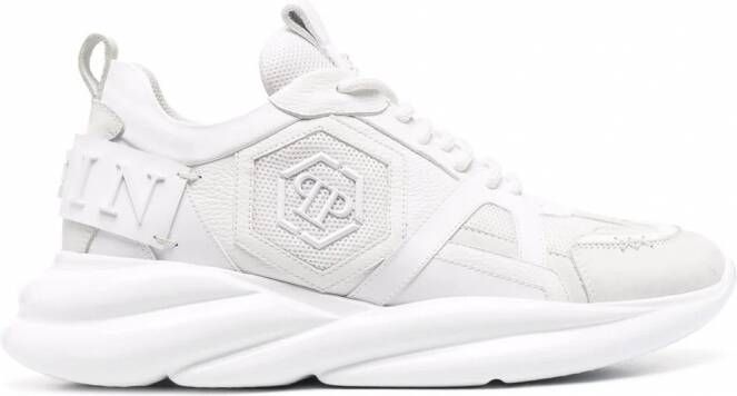 Philipp Plein Hurricane low-top sneakers Wit