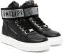 Philipp Plein Junior Sneakers verfraaid met kristallen Zwart - Thumbnail 1