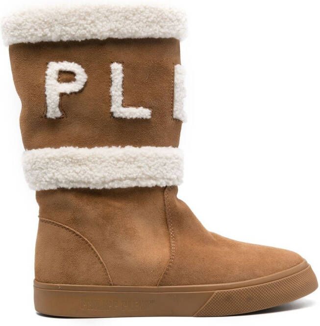 Philipp Plein Lammy laarzen Beige