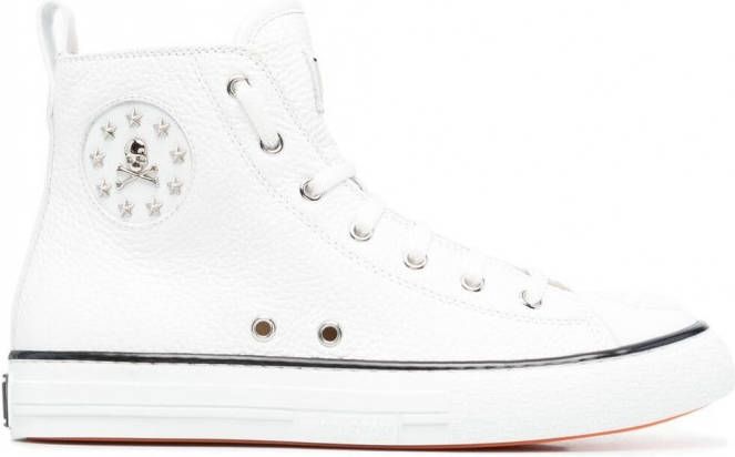 Philipp Plein High-top sneakers Wit