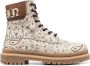 Philipp Plein Leren enkellaarzen Beige - Thumbnail 1