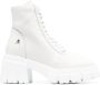 Philipp Plein Leren enkellaarzen Wit - Thumbnail 1