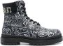 Philipp Plein Leren enkellaarzen Zwart - Thumbnail 1