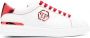 Philipp Plein Sneakers met logoplakkaat Wit - Thumbnail 1