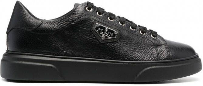 Philipp Plein Sneakers met logoplakkaat Zwart