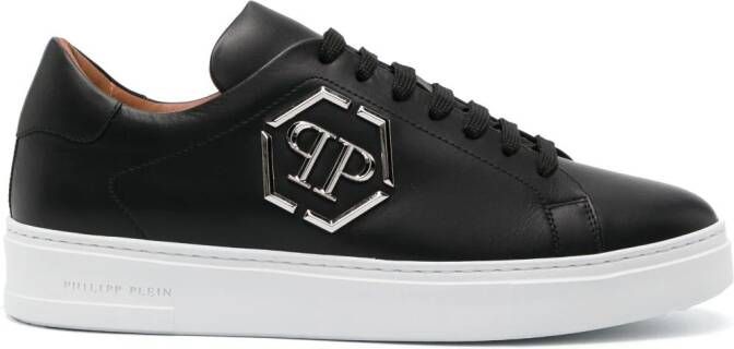 Philipp Plein Sneakers met logoplakkaat Zwart
