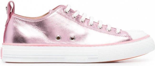 Philipp Plein Megastar metallic sneakers Roze