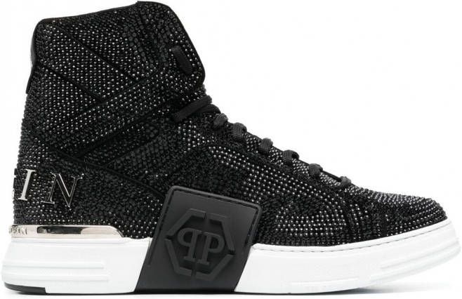 Philipp Plein Money Kicks sneakers verfraaid met kristal Zwart