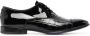 Philipp Plein Oxford schoenen met krokodillen-reliëf Zwart - Thumbnail 1