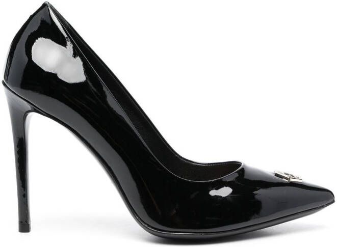 Philipp Plein Lakleren pumps Zwart