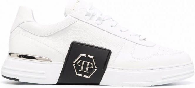Philipp Plein Phantom Kick$ low-top sneakers Wit