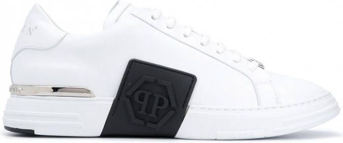 Philipp Plein Phantom Kick$ sneakers Wit - Schoenen.nl
