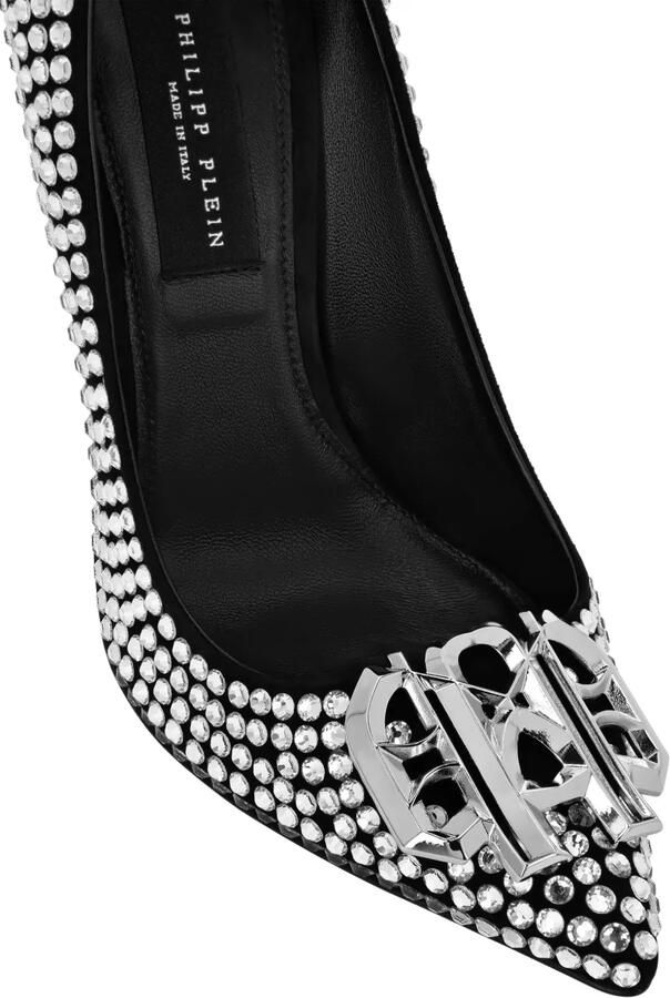 Philipp Plein 120 mm pumps verfraaid met stras Zwart - Foto 3