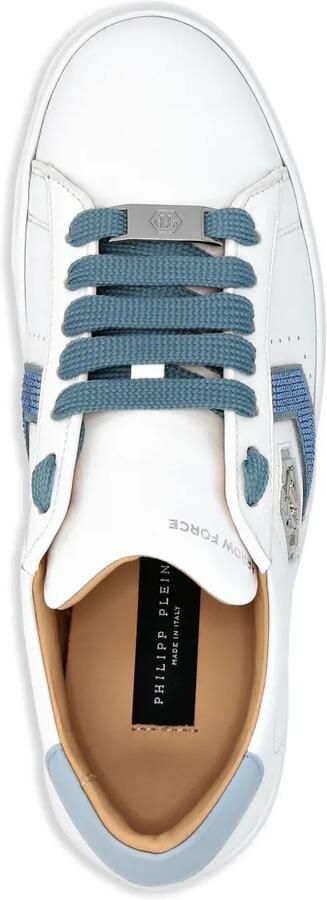 Philipp Plein Arrow Force Strass Hexagon low-top sneakers Wit - Foto 3