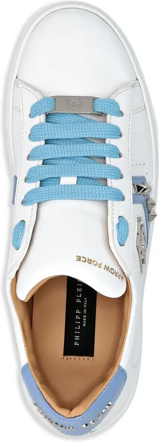 Philipp Plein Arrow leren sneakers Wit - Foto 4