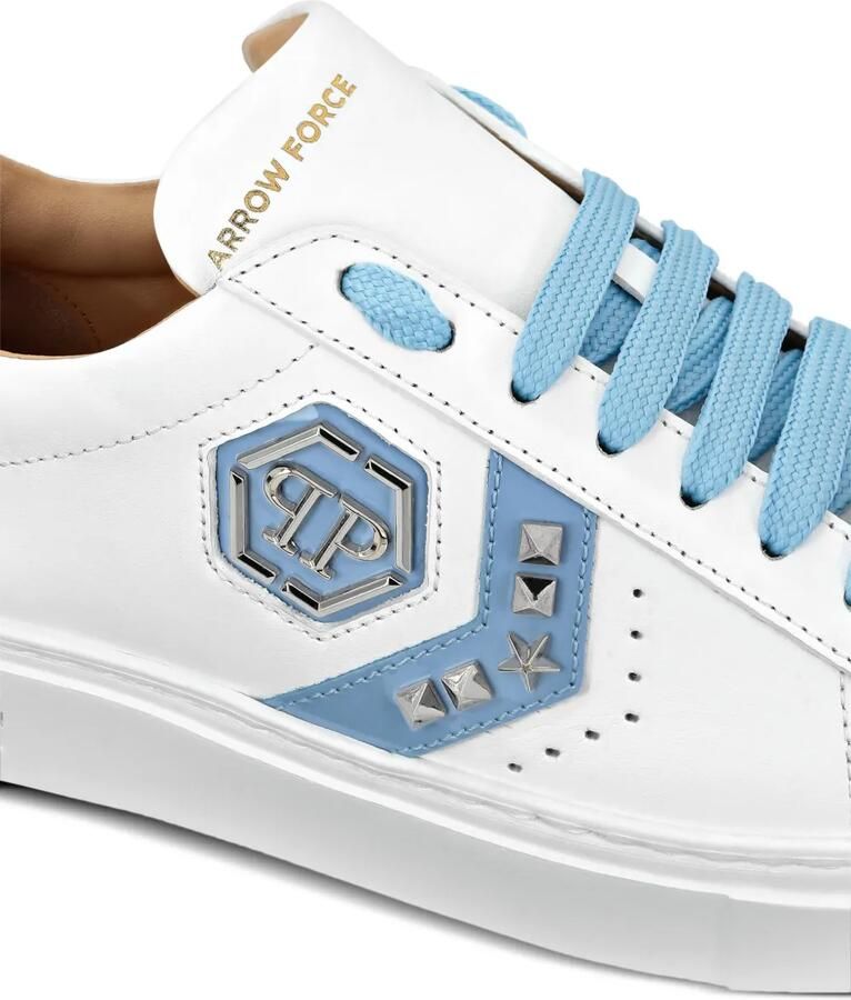 Philipp Plein Arrow leren sneakers Wit - Foto 2