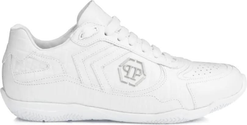 Philipp Plein Cocco low-top sneakers met logo Wit
