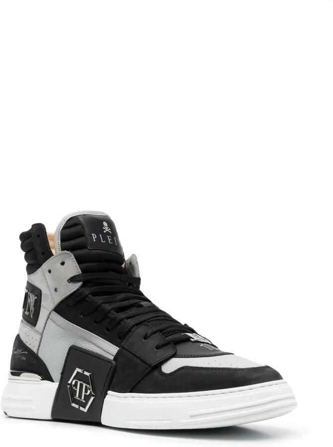 Philipp Plein Cocco Phantom Kicks high-top sneakers Zwart - Foto 4