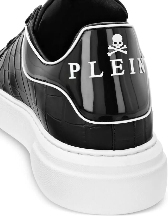 Philipp Plein Crocco Big Bang Runner sneakers Zwart