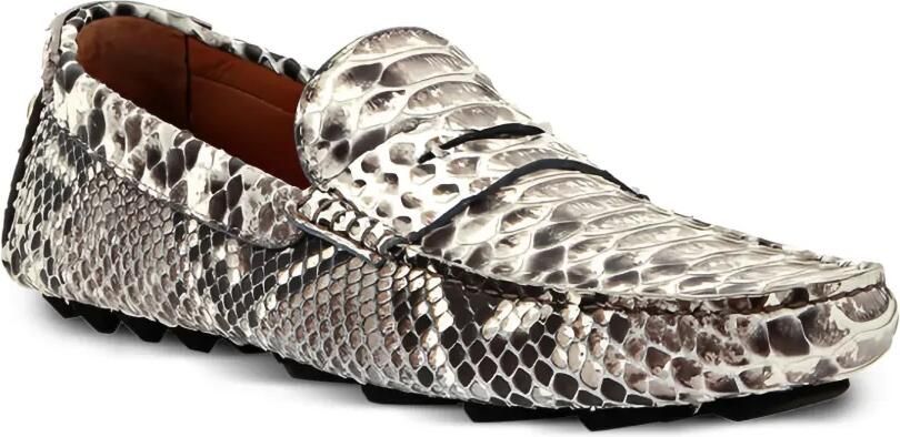 Philipp Plein Driver loafers met pythonprint Wit - Foto 3