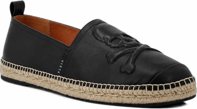 Philipp Plein Espadrillas van nappa leer Zwart - Foto 4