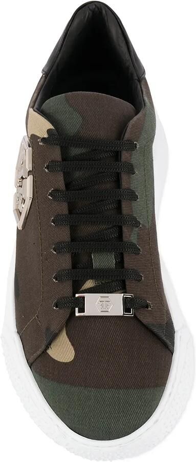 Philipp Plein Godzilla Runner sneakers Bruin - Foto 3