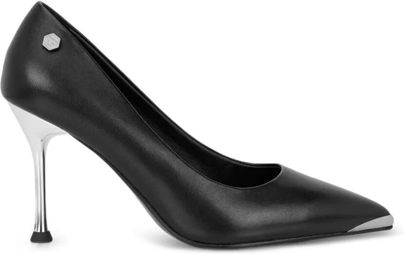 Philipp Plein h110 hexagon pumps Zwart